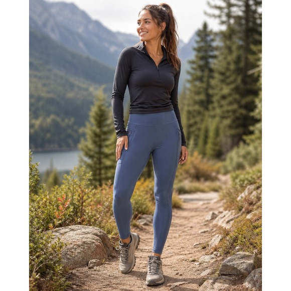 Eddie Bauer Pants - Eddie Bauer Women's Trail Tight Legging Pants Blue Size S